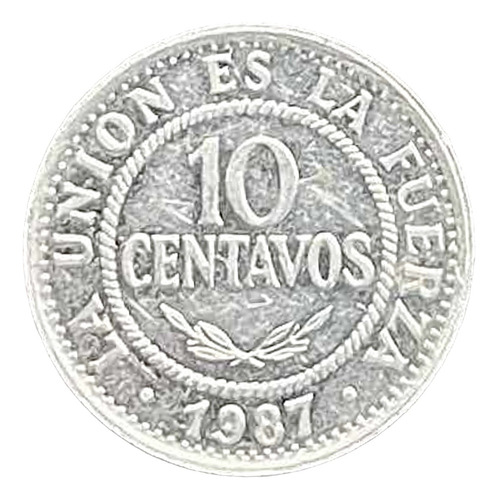 Bolivia Republica - 10 Centavos - Año 1987 - Km #202