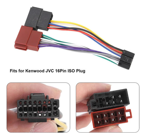 Adaptador De Conector De Arnés Hembra Iso Bus De 16 Pines