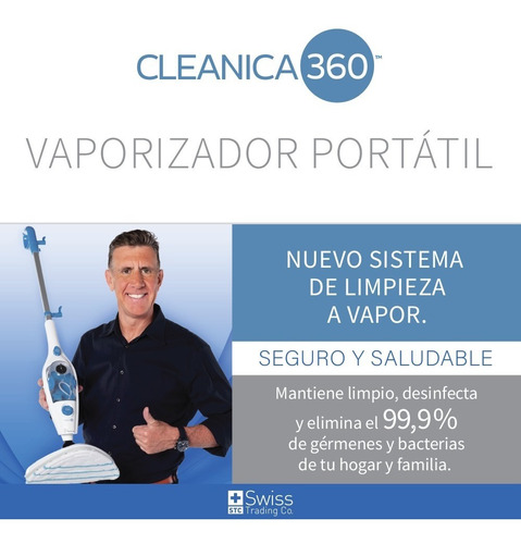 Cleanica 360 Mopa Limpiador A Vapor 