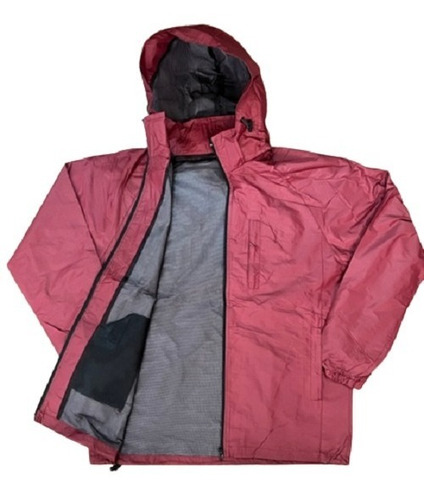Imagen 2 de 2 de Corta Viento De Hombre Ligera Impermeable Con Malla