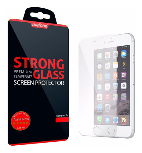 Protector Pantalla Vidrio Templado Wefone iPhone 6