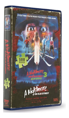Puzzle 500 Piezas Vhs Pesadilla Elm Street Edición Limitada