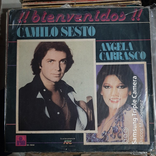 Vinilo Camilo Sesto Angela Carrasco Bienvenidos M5