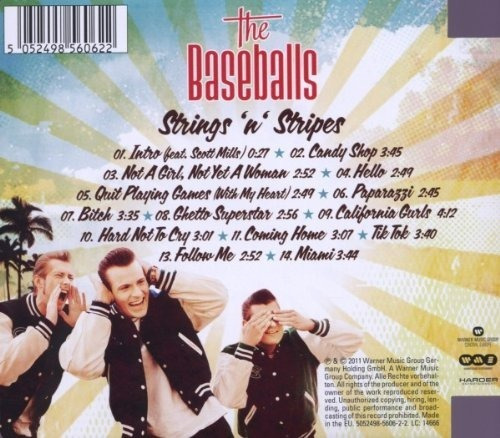 Baseballs Strings N Stripes Usa Import Cd Nuevo