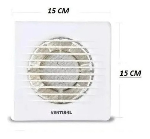Exaustor De Banheiro Ventilador Ventisol 100mm Bivolt