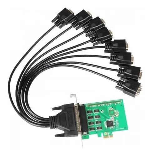 Placa Serial 8 Puertos Pci-e Rs232 Db9