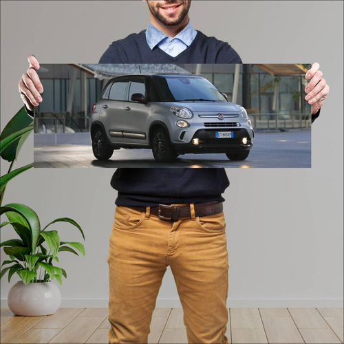 Cuadro 30x80cm Auto 2014 Fiat 500l Beats Edition 61