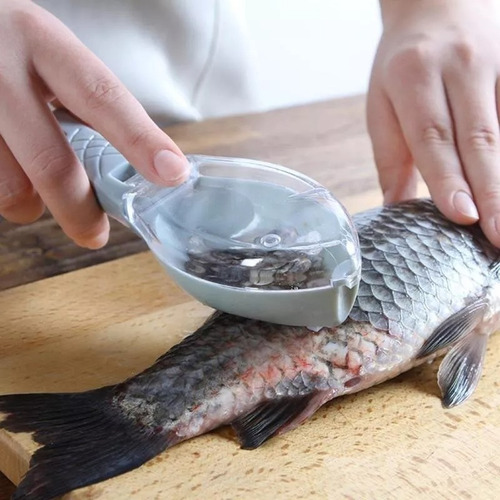 Tirador De Escama De Peixe Sem Bagunça Com Novo Desaine