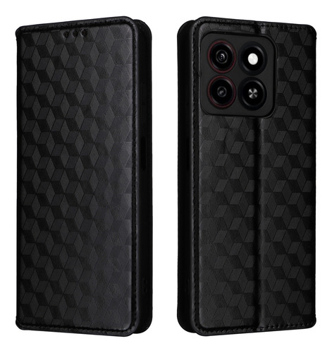 Funda Tipo Cartera For Zte Blade A55 A35, Cierre Magnético,