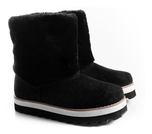 Imagen 2 de 5 de Botas Pantubotas Botitas Mujer Peluche Australiana Botinetas