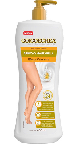 Crema Goicoechea Árnica Y Manzanilla 400 Ml