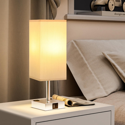 Lámpara De Noche For Dormitorio Con Bombilla Y Luz De