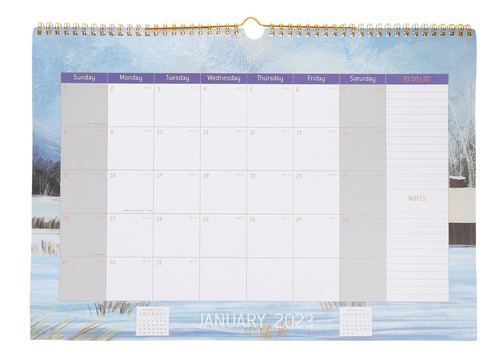 Calendario Time Desk 2023 Para Pared, Escuela Y Hogar