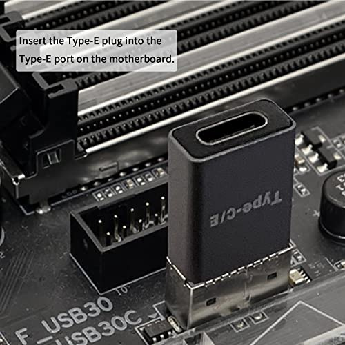 Adaptador De Panel Frontal Usb C De 10 Gbps Tipo E A Usb C A