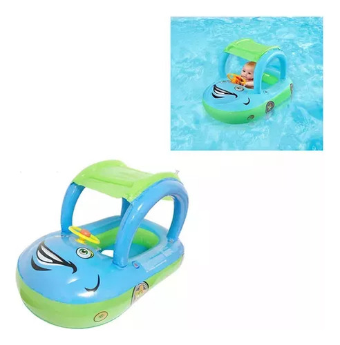 Asiento Flotante Inflable Para Bebés Con Forma De Anillo