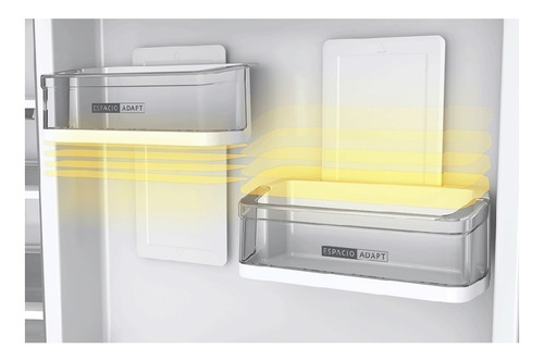 Imagen 6 de 6 de Heladera inverter no frost Whirlpool WRM56K2 inox con freezer 462L 220V