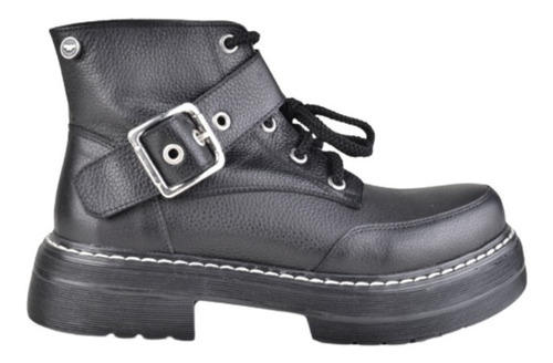 Imagen 1 de 5 de Borcegos Zapatillas De Mujer De Cuero Jona - Ferraro