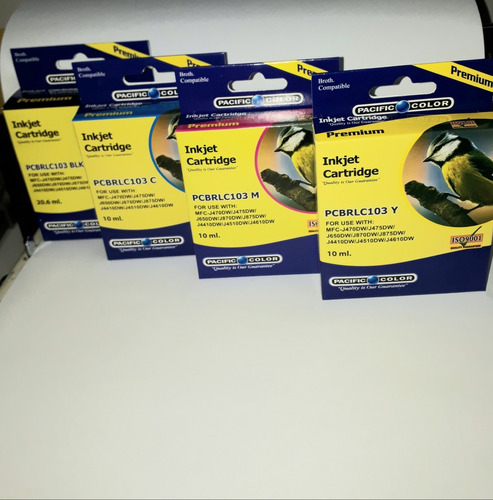 Pack De Tintas Alternativas Brother Lc 103 (bk Cmy)