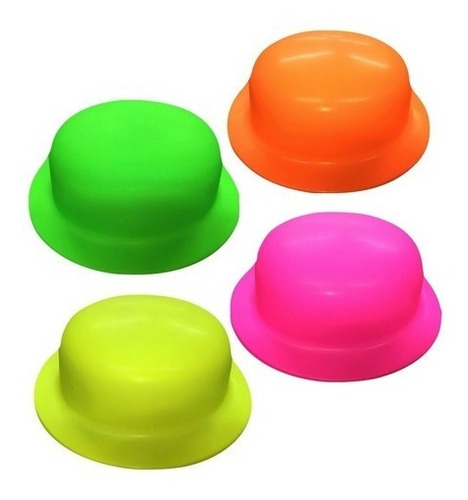 Imagen 7 de 10 de Combo Gorros Fluo 25 Personas Solo Gorros Sombrero Galera