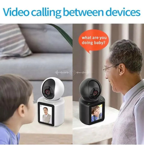 Monitor De Bebé Con Cámara Ip Wifi 2.4g 360°voz Y Video