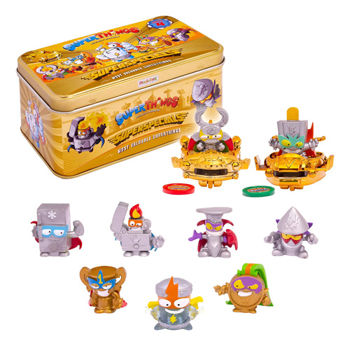 Superzings Series 4 Lata Dorada Incluye Figuras Exclusivas