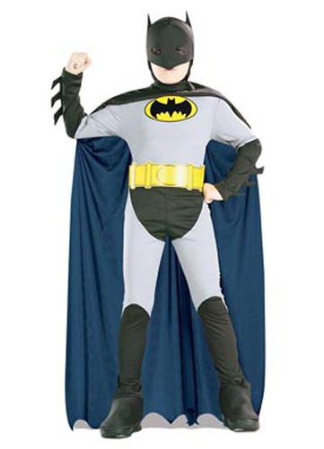 Disfraz Para Niño Batman Clásico Talla S Halloween