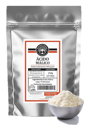 Ácido Málico X250g / En Polvo - g a $72