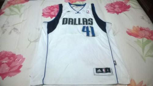 Camisa De Basquete Dallas Mavericks 41 Dirk Nowitski