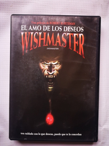 Wishmaster El Amo De Los Deseos Película Dvd Terror Original