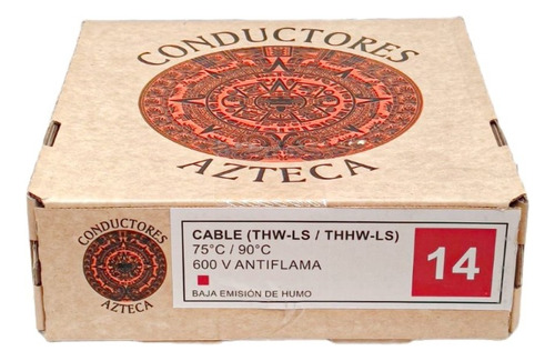 Cable Thw Azteca Cal 14 (100 % Cobre)