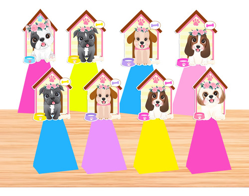 Kit Festa Cachorrinho Completo Pronta Entrega Flores