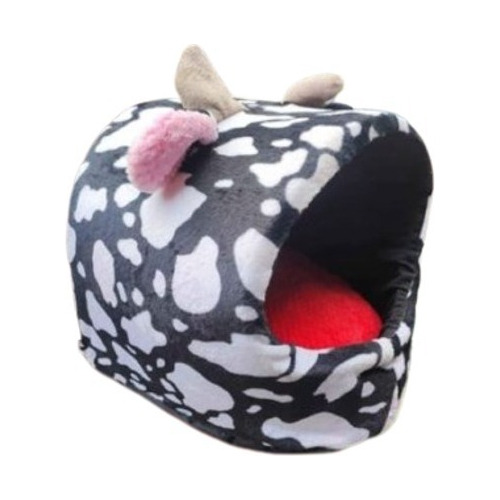 Cama Para Tu Perro O Gato Iglu De Peluche Pequeña De Vaca