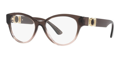 Lentes Versace Ve3313 5332 Cafe Transparente Oftalmico Color Cafe Transparente 5332