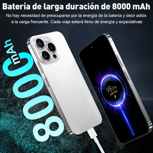 White Shark I16 Blanco Phone 10 Gb Ram+256 Gb Rom Octa-core Dual Sim Android 13 8000 Mah