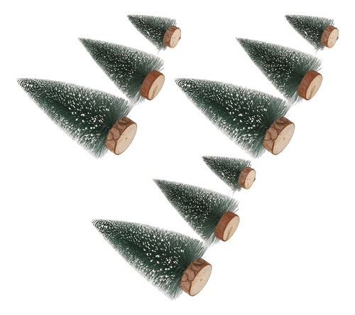 Adornos De Mesa For Árboles, Árbol De Pino En Miniatura Par