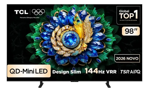 Smart TV TCL 98 Polegadas QLED Mini LED 4K A400M