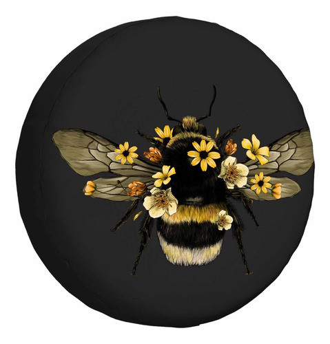 Fundas Neumáticos De Abeja Grande Remolques, Flores Am...