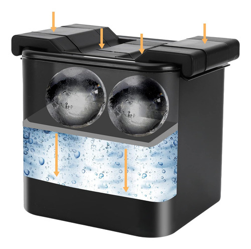 Kuukotek Molde Transparente Para Hacer Bolas De Hielo Para A