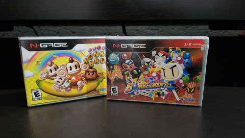 Bomberman Ngage Y Monkey Ball Ambos Sellados Juego N Gage (Usado)