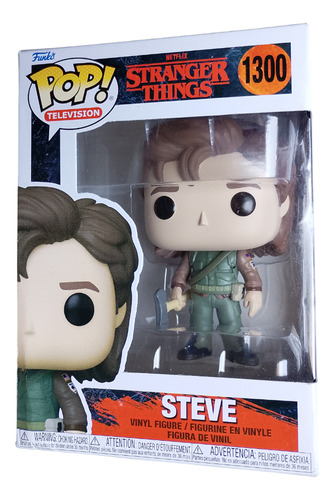 Figura Funko Pop Stranger Things Steve #1300 (Usado)