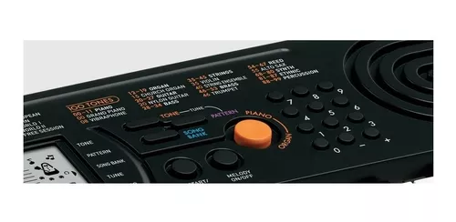 Teclado Musical Infantil Casio Sa76 Laranja