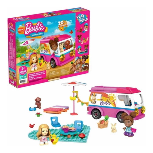 Mega Construx Barbie Camper De Aventura 784k