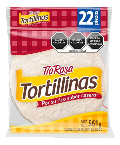 Tortillas De Harina Tortillinas Tía Rosa 22 Piezas