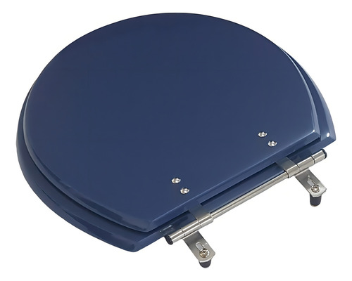 Tampa De Privada De Poliéster Oval Azul Fer De Aço Inox