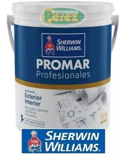 Latex Profesional Ext - Int Sherwin Williams 20 Lts. Pintura