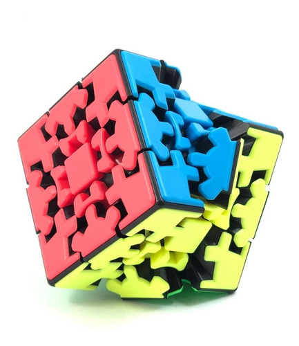 Cubo Rubik 3x3 Kungfu Gear Engranes Stickerless Lubricado