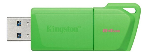 Pen Drive Kingston 64gb Data Traveler Exodia Usb 3.2 Verde