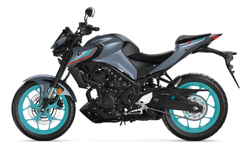 Yamaha Mt03 Mt 03 Gris Azul Negro Naked 0km 2025 De Titta