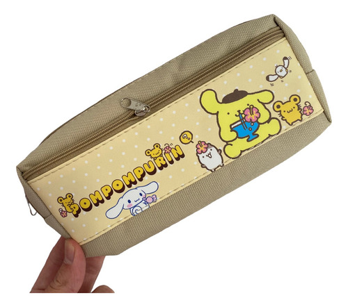 Estuche De Lápices Doble Pompompurin Sanrio Kawaii Kitty