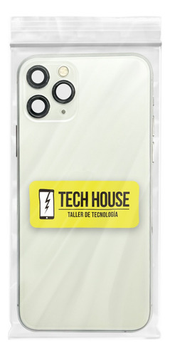 Carcasa Chasis +flexores Compatible Con Iphone 11 Pro A2215 Plateado